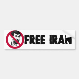 Free Iran - Ahmadinejad Bumper Sticker
