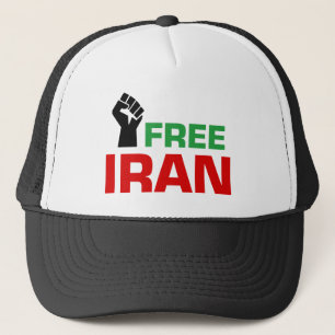 Free Iran Anti Iran War Trucker Hat