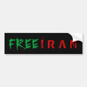 FREE IRAN BUMPER STICKER