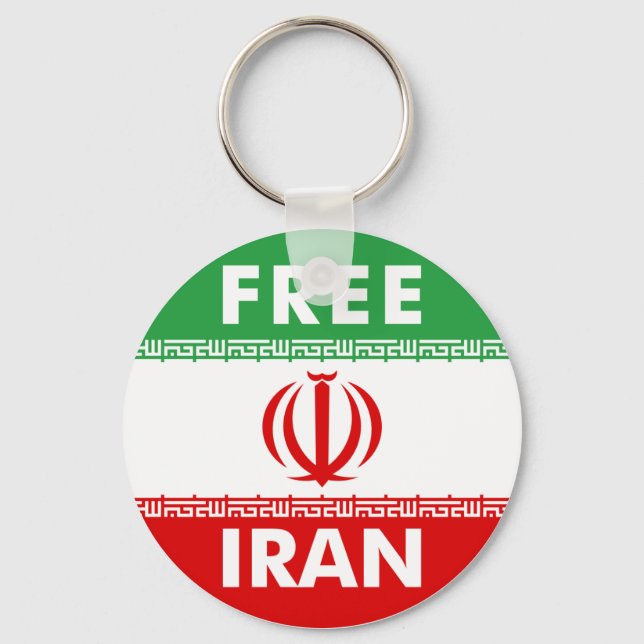 Free Iran Key Ring (Front)