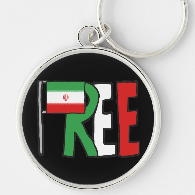 Free Iran Key Ring (Front)