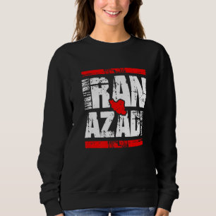 Free Iran Persian Azadi Iranian Freedom Love Quo Sweatshirt