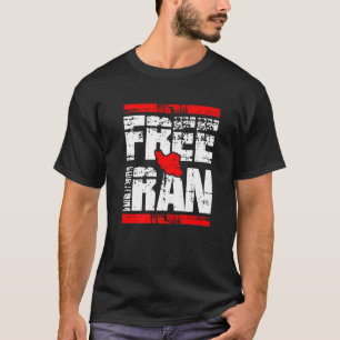Free Iran Persian Freedom Love Azadi Iranian Quo T-Shirt