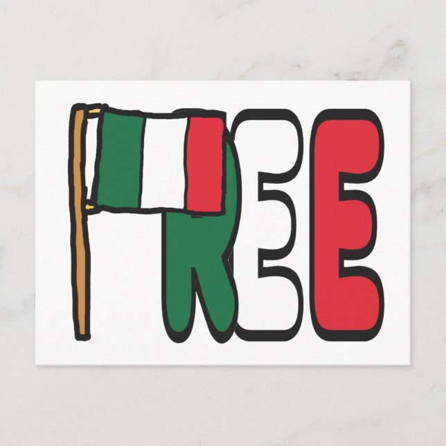 Free Italy - Italexit Postcard (Front)