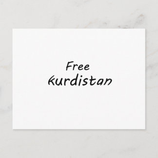 Free Kurdistan Postcard