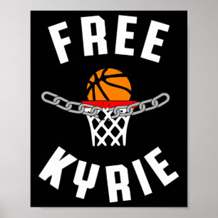 Free Kyrie Free Speech Anti Censorship Fun Basketb Poster