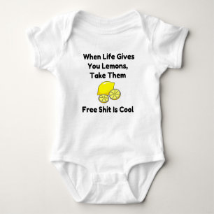 Free Lemons Baby Bodysuit