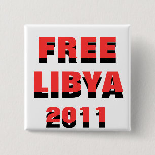 FREE LIBYA 2011 15 CM SQUARE BADGE