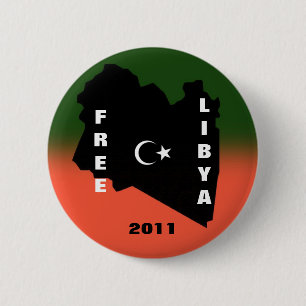 FREE LIBYA 2011 6 CM ROUND BADGE