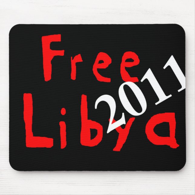 free libya 2011 mouse pad (Front)