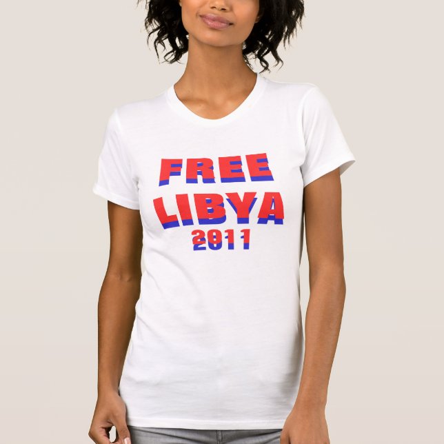 FREE LIBYA 2011 T-Shirt (Front)