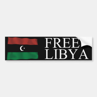 Free Libya Bumper Sticker