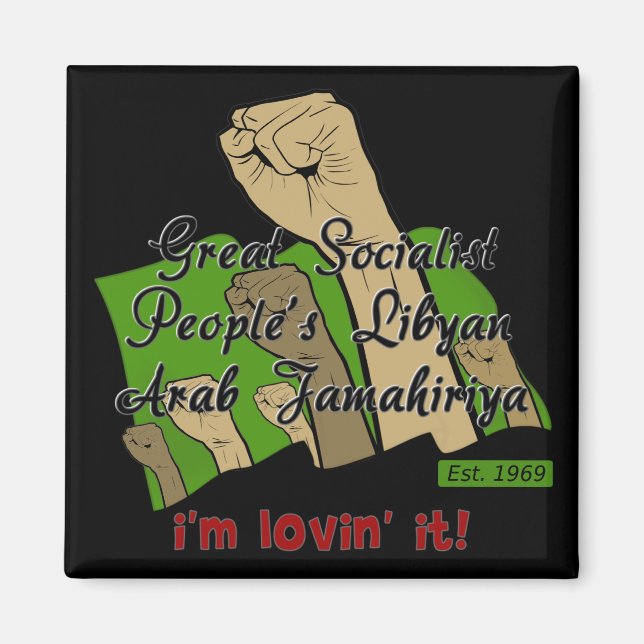 Free Libya Magnet (Front)