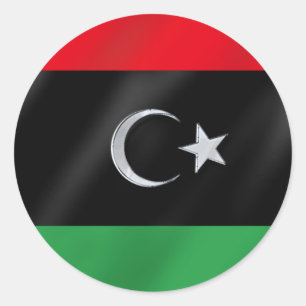 Free Libya Revolution flag of Independence sticker