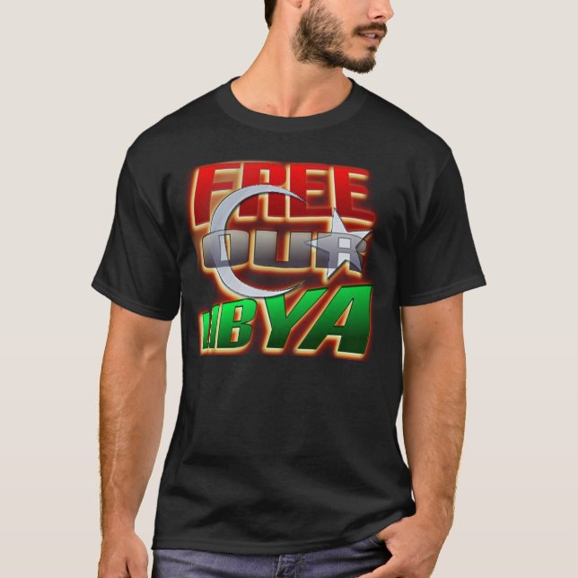 Free Libya Revolution Shirt (Front)