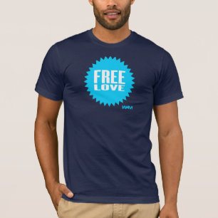 free love - blue T-Shirt