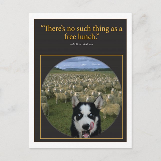 Free Lunch Postcard (Front)