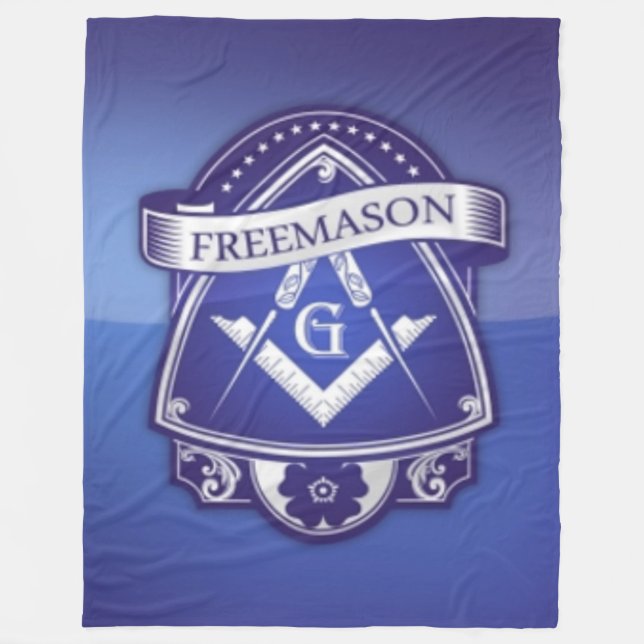 FREE MASON FLEECE BLANKET (Front)