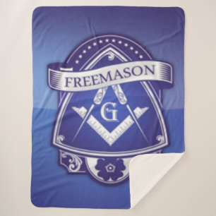 FREE MASON SHERPA BLANKET