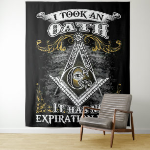 Free Mason Tapestry