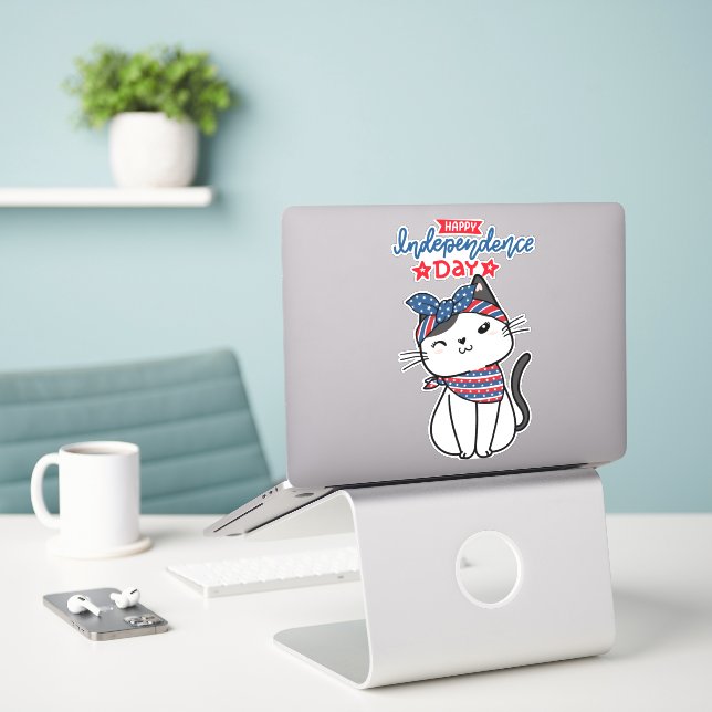 Free Merica Happy 4th of July (Laptop On Desk)
