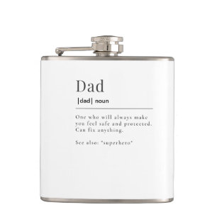 Free Minimalist Dictionary Definition Funny Quote Hip Flask