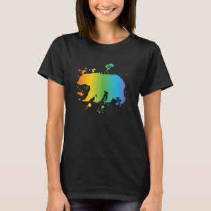 Free Mom Hugs bear LGBT pride social movement T-Shirt