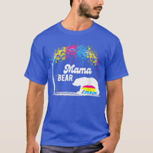 Free Mom Hugs Proud Mama Bear Pansexual Pride LGBT T-Shirt