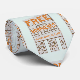 Free Morphemes funny structured literacy Tie