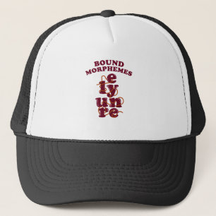 Free Morphemes Phonics Learning English Trucker Hat