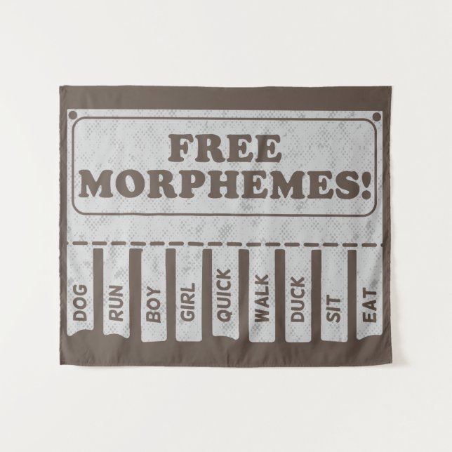 Free Morphemes Tapestry (Front (Horizontal))