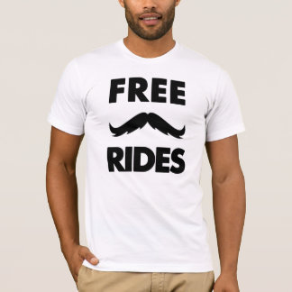 Free Moustache Rides T-Shirt