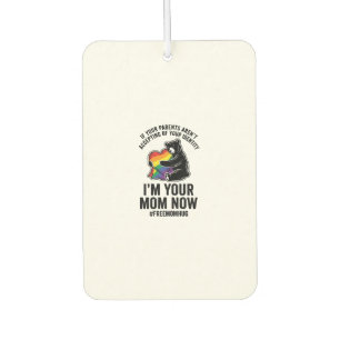 Free Mum Hug Bear Pride Vintage T-Shirt Design_1 Car Air Freshener