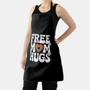 Free Mum Hug Transgender Lesbian Gay LGBT Pride Apron