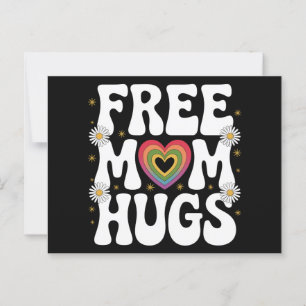 Free Mum Hug Transgender Lesbian Gay LGBT Pride  Postcard