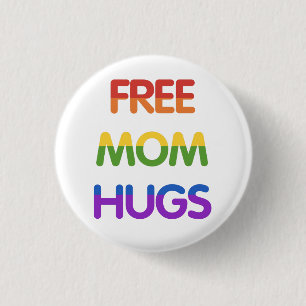 Free Mum Hugs 3 Cm Round Badge