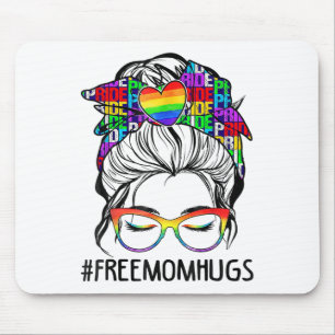 Free Mum Hugs Free Mum Hugs Inclusive Pride Lgbtqi Mouse Pad