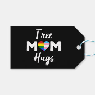 Free Mum Hugs II - Rainbow Gay Trans Pride Gift Tags