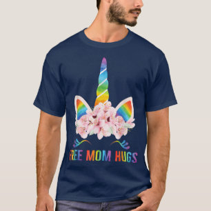 Free Mum Hugs LGBT Gay Pride T-Shirt