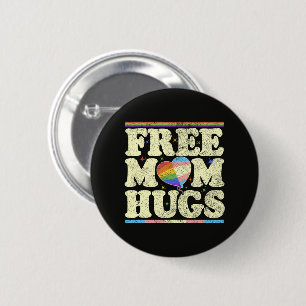 Free Mum Hugs Lgbt Pride 6 Cm Round Badge
