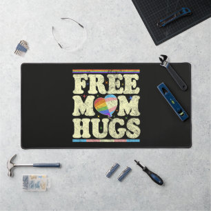 Free Mum Hugs Lgbt Pride Desk Mat