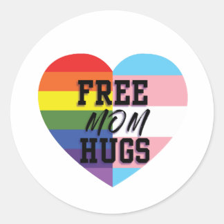 Free Mum Hugs LGBTQ Stickers
