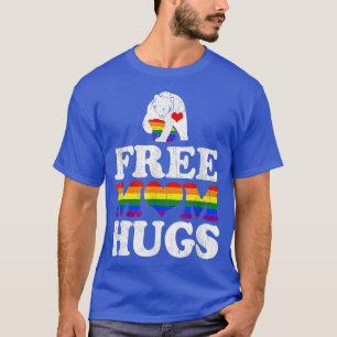 Free Mum Hugs Mama Bear For Pride Month LGBT  T-Shirt