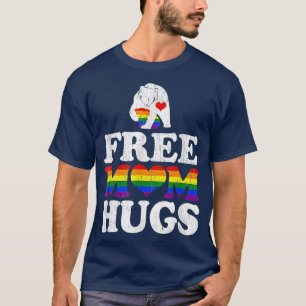Free Mum Hugs Mama Bear For Pride Month LGBT T-Shirt