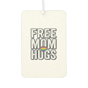 Free Mum Hugs Pride Heart Vintage T-Shirt Design_1 Car Air Freshener