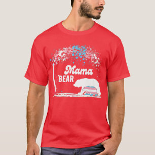 Free Mum Hugs Proud Mama Bear Transgender Pride LG T-Shirt