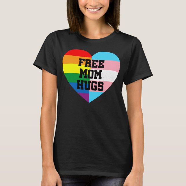 Free Mum Hugs Shirt, Mum Hugs Shirt, Proud Mum T-Shirt (Front)