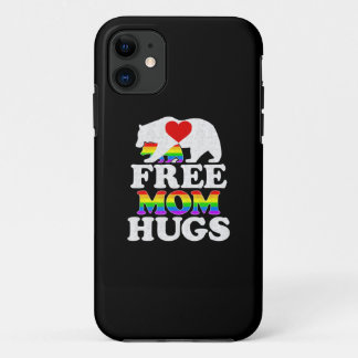 Free Mum Hugs t Women Lgbt Pride Mama Bear iPhone 11 Case