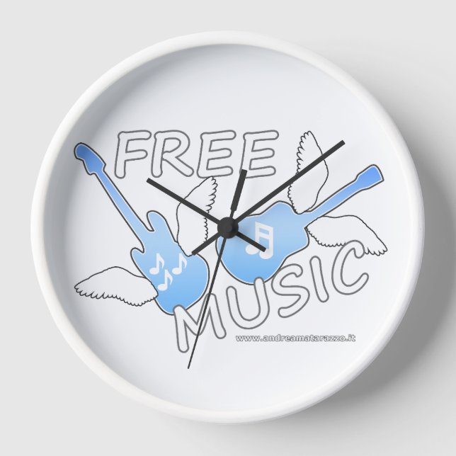 Free Music  Clock (Front)