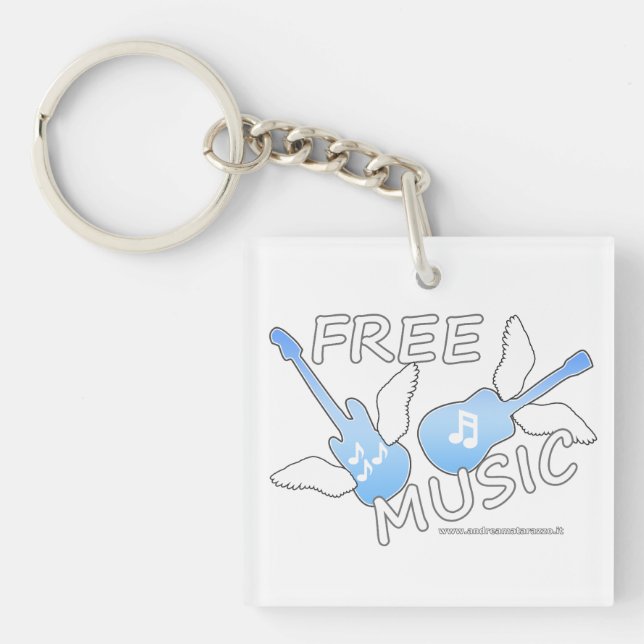 Free Music   Key Ring (Front)